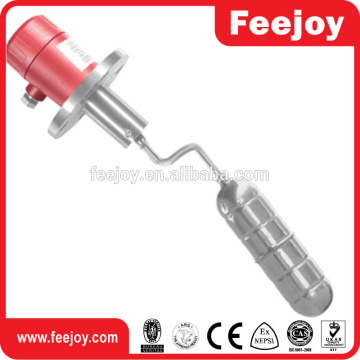 L shape side mounted float level sensor