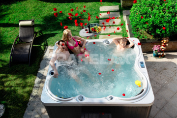 2014 Embedded Outdoor Pool SPA Massage Bathtub