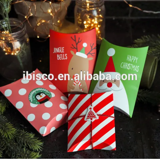 china suppliers custom printed logo pillow boxes