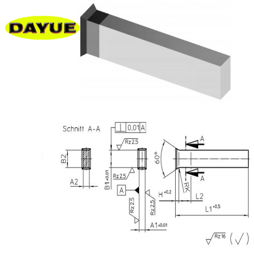 Selepas ISO9001 Coating TIALN Square Punch and Dies