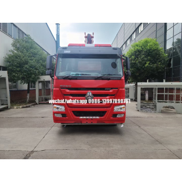 SINOTRUCK HOWO 10000litres et camion de pompiers de travail aérien 16m