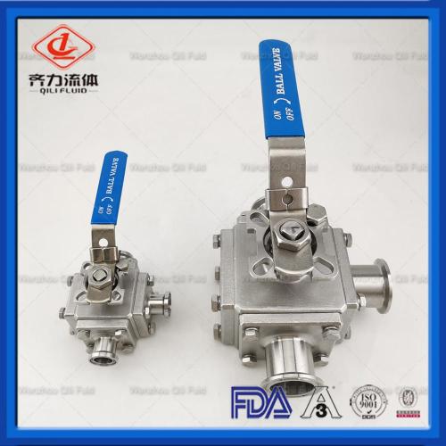 Stainless Steel 3 Way Ball Valves