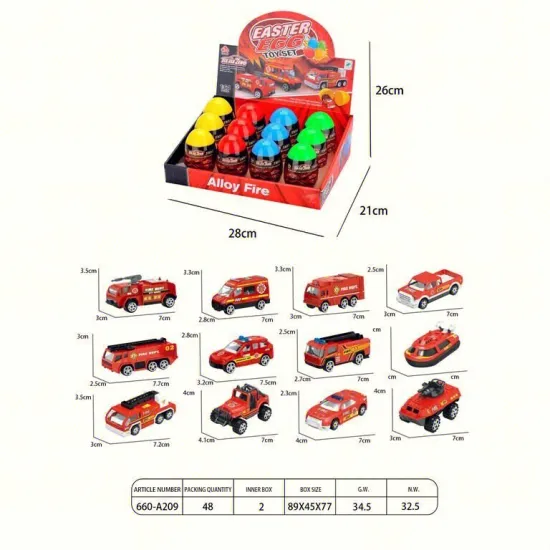 Wholesale 1:64 Scale Die-Cast Alloy Model Cars in Egg Packing Toy Format