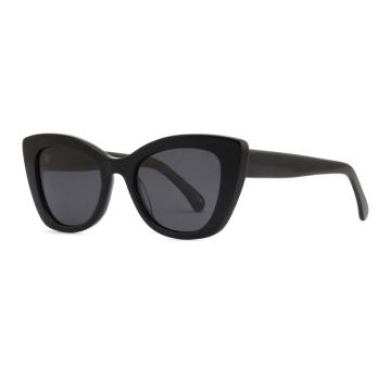 Forma classica oversize sfumature di occhiali da sole acetato
