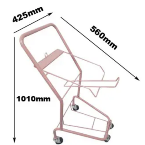 High Capacity Steel Hand Trolley with Double Layers