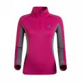 Rozenkleur snel droog jogging shirt