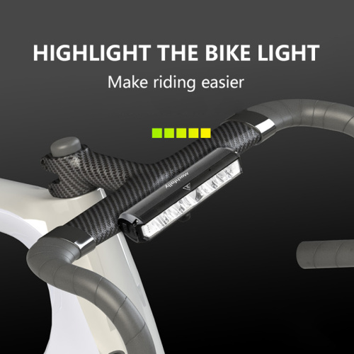 વોટરપ્રૂફ બાઇક હેડલાઇટ એલ્યુમિનિયમ યુએસબી રિચાર્જ સાયકલ લાઇટ