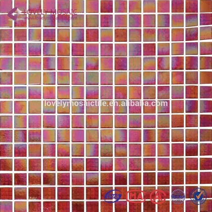 Red Glass Mosaic Tiles Beautiful Tiles Popular Tiles