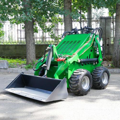 skid steer loader with 4 in 1 bucket