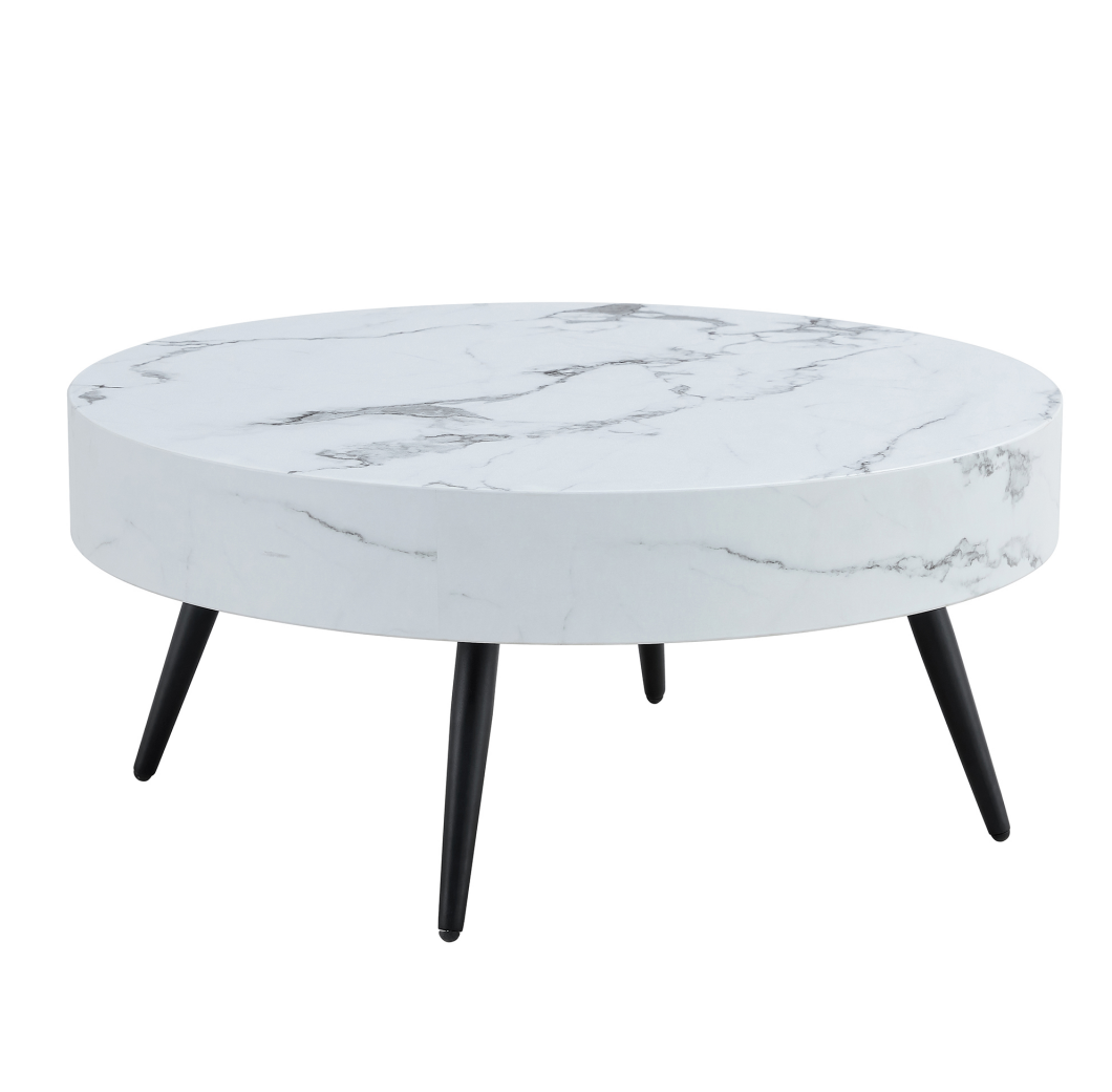 coffee table with round design