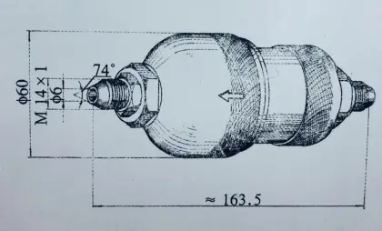 YL-7 hydraulic oil filter for aircraft