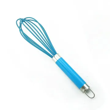 wholesale Stainless steel handle silicone wire whisk