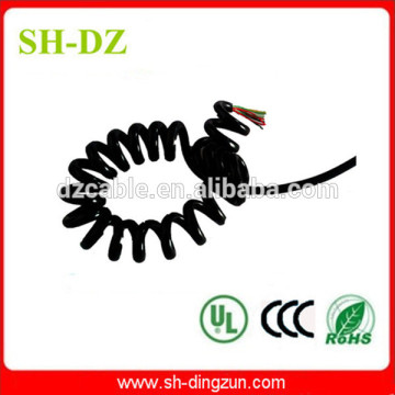 high performance stranded pvc jacket spring cable