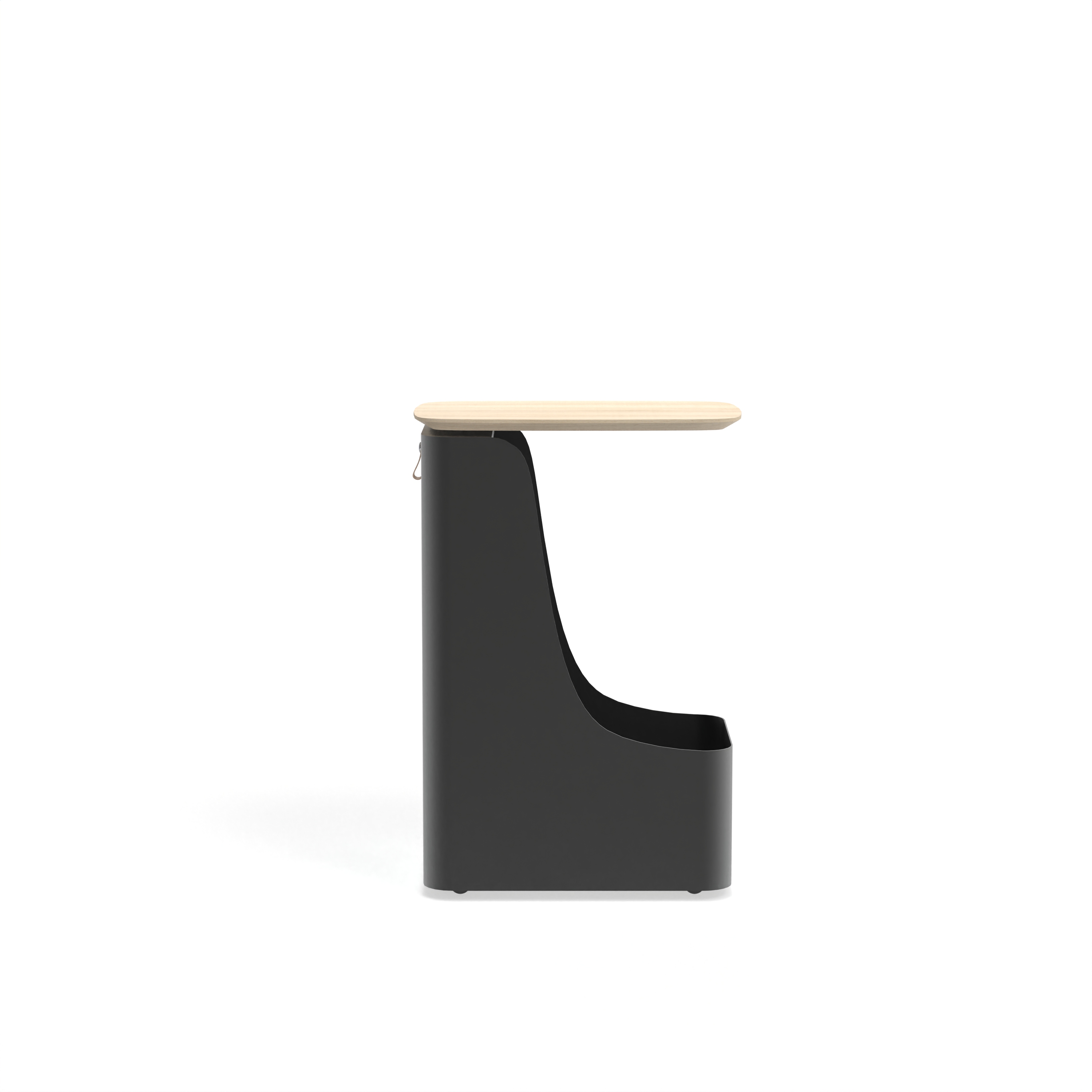 Side Table with Wheels