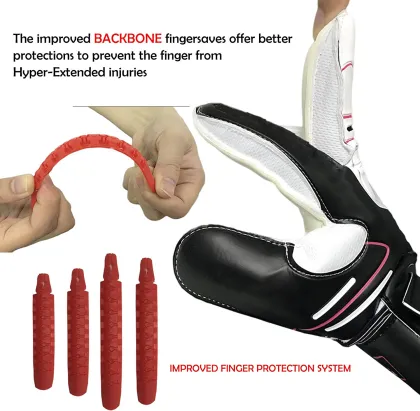 Custom Adult Shockproof Latex Soccer Goalkeeper Gloves