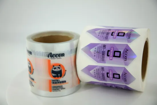 Custom Printing Self Adhesive Clear BOPP Sticker Label