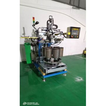 Diamond core drill welding machine with 6 workstations