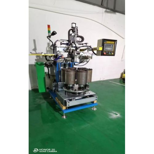 Diamond core drill welding machine with 6 workstations