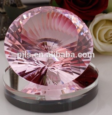 crystal polished diamond souvenir wedding decoration