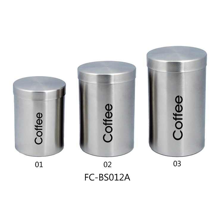 stainless steel canister set