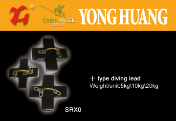 + Shaped Diving Lead, Diving Lead