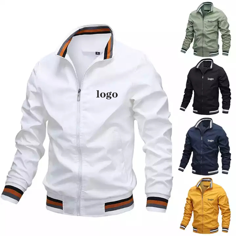 Chaquetas de bombardero para hombres personalizadas en diferentes colores