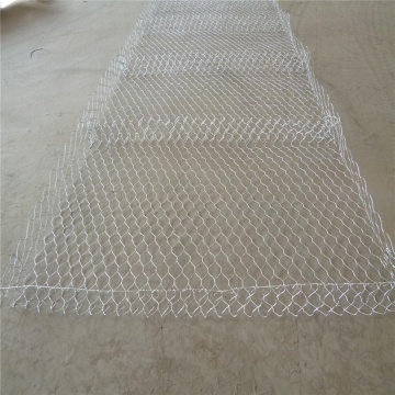 Zhenyu Factory Supply PVC COAT亜鉛アルミニウム合金河川ダムの堤防と洪水制御用の六角形ガビオン石の箱