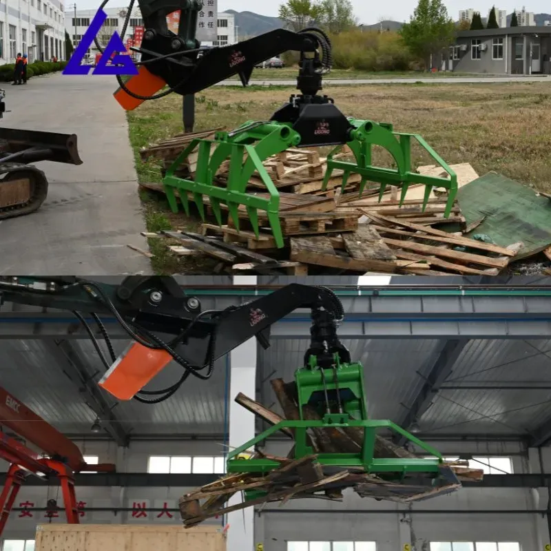 Clamshell Grapple for Industrial Waste Material Handling