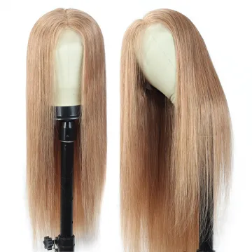 Good Quality Color 27# hair wig, wholesale Long Lace Front Human Hair Wig,Virgin Cuticle Aligned Full Lace Frontal Hair Wigs