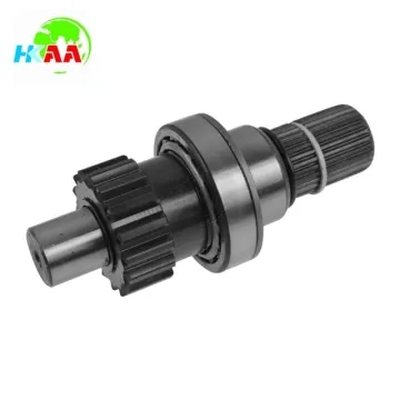 OEM precision turning 4140 heavy duty steel spur gear shaft