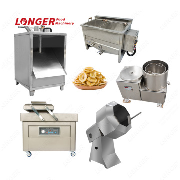 Top Quality Industrial Fryer Banana Chips Making Production Line