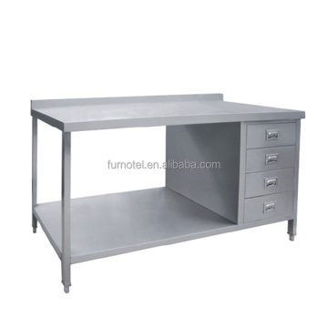 Gabinete de mesa de trabajo de acero inoxidable S024