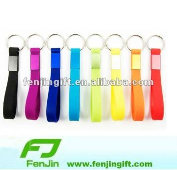 colorful silicone key chain strap