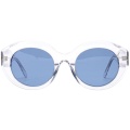 Belieye Fashion Oval Thick Frame Acetate Sunglasses