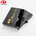Aangepaste logo lade Black Paper Watch Box Packaging