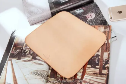 Genuine Brown Leather Vegan Tanning Desk Tidy Mouse Pad