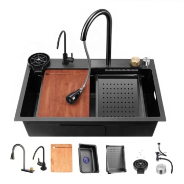 Handmade Modern Stainless Steel Topmount Kitchen Sink - 5 Year Warranty
