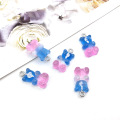 Resin Small Bear Charms Diy para hacer joyas