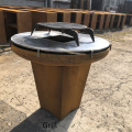 Corten Steel Fireplace BBQ Grill