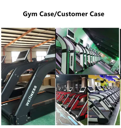 Commercial Touch Screen Treadmill 7HP Electric Treadmill Caminadora