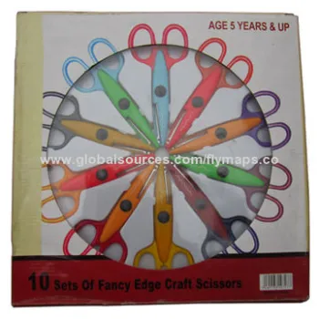 10 Sets of Fancy Edge Craft Scissors, Excellent Service and Very Good Credit