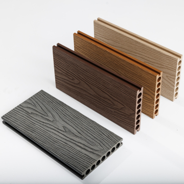Multi-color Hollow Co-extruded WPC Decking