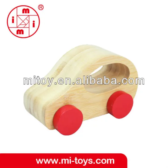 bamboo car toy for children