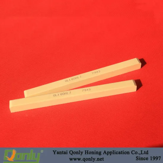 Aluminium oxide honing stones