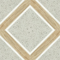 ตกแต่ง Terrazzo 600 * 600 มม. กระเบื้องปูพื้นเซรามิกพอร์ซเลน