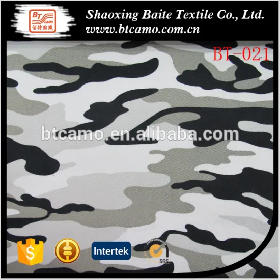 T/C Military Snow Camouflage Fabric