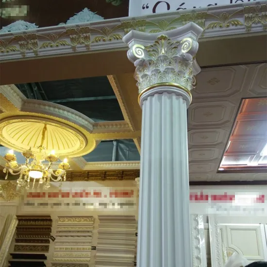 Delicate Roman Column Decorations at Canton Fair