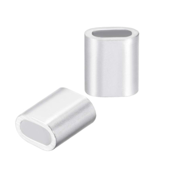 Aluminium Oval Crimping Loop Sleeve 10mm DIN3093 für die Drahtseilklemme