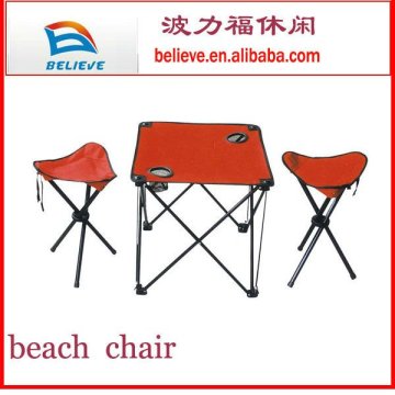 camping table and chair