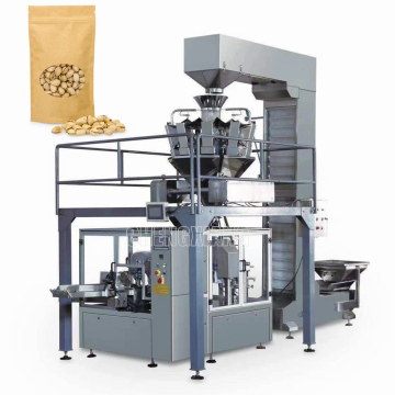 PLC Controlled Chestnut Snack Pouch Packaging Machine